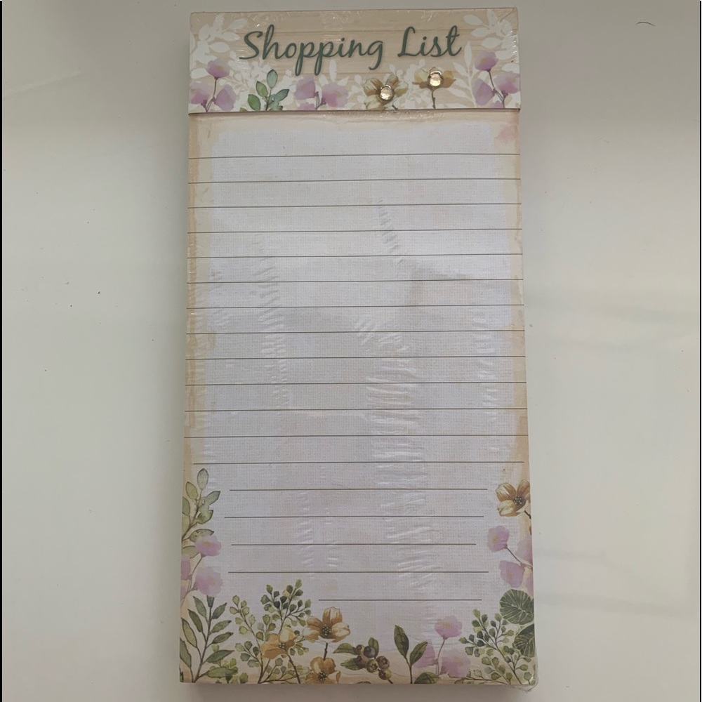 Shopping List Magnetic Notepad